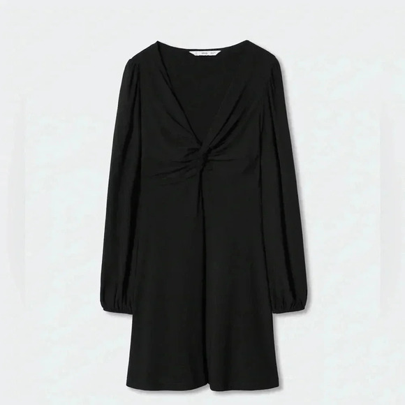 Mango Dress with  Knot Detail - Picture 6 of 7